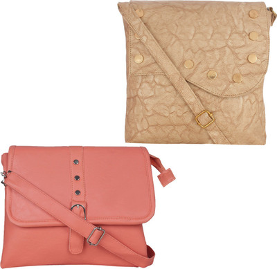 

Fillincart Sling Bag(Beige, Tan)