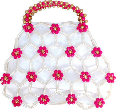 

RAINBOW Hand-held Bag(Pink, White)