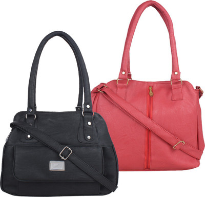 

Fillincart Messenger Bag(Black, Pink)