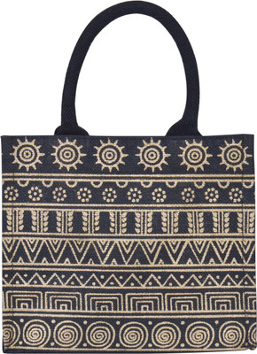 

Jute Cottage Tote(Black)