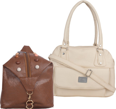 

Fillincart Shoulder Bag(Brown, White)