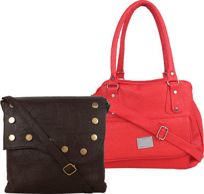 

Fillincart Sling Bag(Brown, Red)