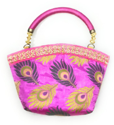 

SS Traders Hand-held Bag(Pink)