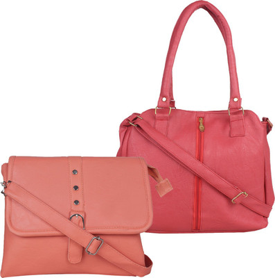 

Element Cart Sling Bag(Tan, Pink), Pink;tan