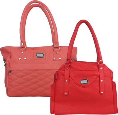 

Fillincart Hand-held Bag(Pink, Red)