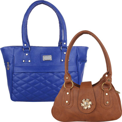 

Fillincart Sling Bag(Brown, Blue), Blue;brown