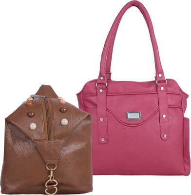 

Fillincart Shoulder Bag(Brown, Pink)
