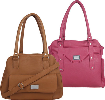 

Element Cart Shoulder Bag(Brown, Pink)