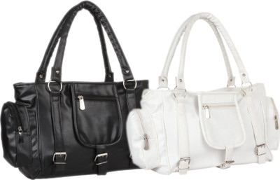 Mountrex Hand-held Bag(Black, White)