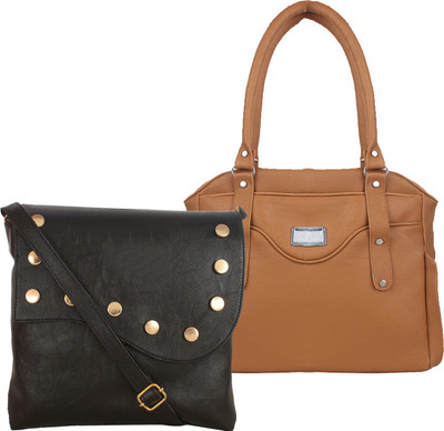 

Element Cart Shoulder Bag(Black, Brown)