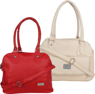

Fillincart Shoulder Bag(Red, Beige), Beige;red