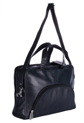 

Yew Leather Labs Messenger Bag(Black)
