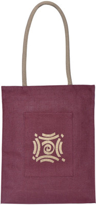 

Jute Cottage Tote(Maroon)