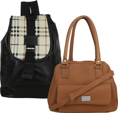 

Element Cart Shoulder Bag(Black, Brown)
