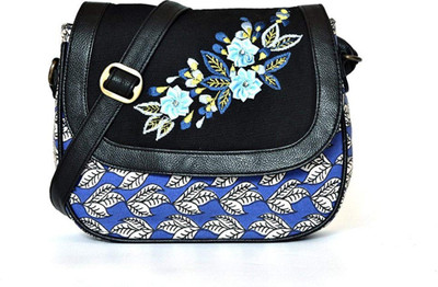 

Pickpocket Sling Bag(Blue, Black), Black;blue