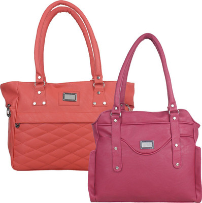 

Element Cart Hand-held Bag(Pink, Orange), Orange;pink