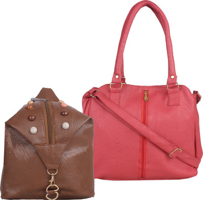 

Element Cart Messenger Bag(Brown, Pink)