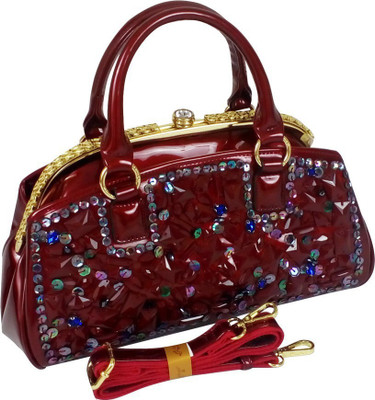 

opazo Hand-held Bag(Maroon)