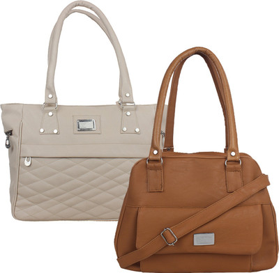 

Element Cart Shoulder Bag(Grey, Brown), Brown;grey