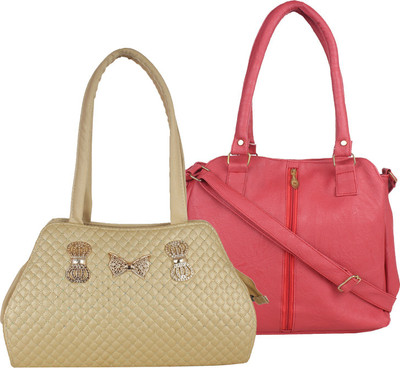 

Element Cart Shoulder Bag(Gold, Pink)