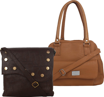 

Fillincart Sling Bag(Brown, Tan)