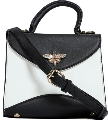 

Purplifies Hand-held Bag(Black, White)