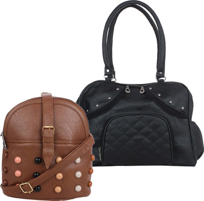 

Element Cart Shoulder Bag(Black, Brown)