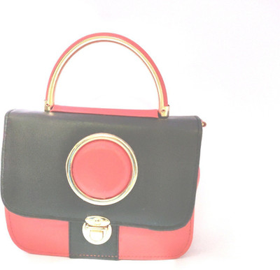 

BONDAD HUB Hand-held Bag(Black, Red)