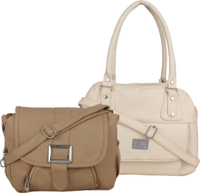 

Element Cart Sling Bag(Beige, Brown)