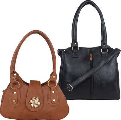 

Element Cart Shoulder Bag(Brown, Black), Black;brown