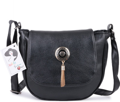 

Ankita Fashion World Sling Bag(Black)