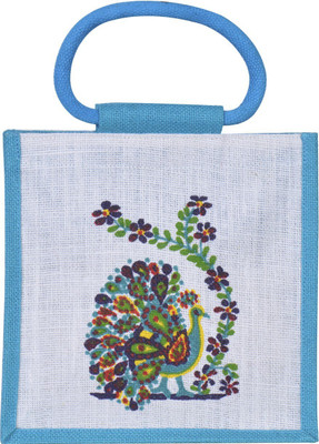 

Jute Cottage Tote(White)