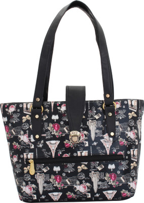 

Lady bar Shoulder Bag(Black)