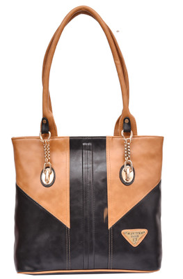 

Al Jazeera Shoulder Bag(Tan, Black), Black;tan