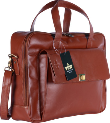

Yew Leather Labs Messenger Bag(Brown)