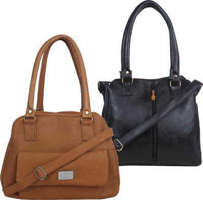 

Element Cart Messenger Bag(Brown, Black), Black;brown