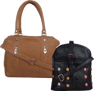 

Fillincart Sling Bag(Brown, Black), Black;brown
