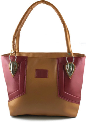 

Ferishta Shoulder Bag(Yellow, Maroon), Maroon;yellow