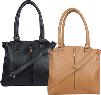 

Element Cart Shoulder Bag(Black, Brown)