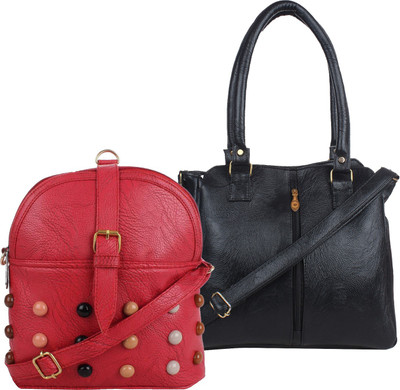 

Element Cart Shoulder Bag(Black, Red)