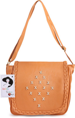 

Ankita Fashion World Sling Bag(Pink, Orange), Orange;pink