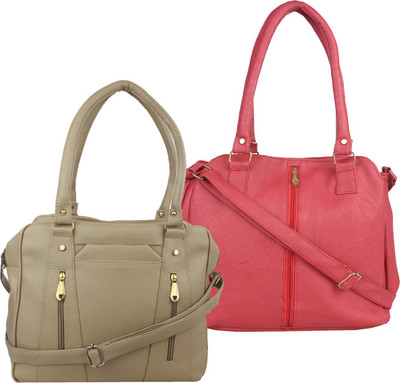 

Fillincart Shoulder Bag(Beige, Pink)