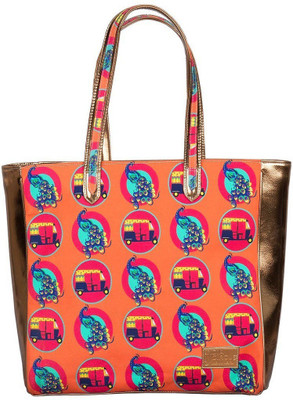 

India Circus Tote(Orange)