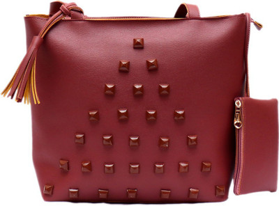 

FASSO Hand-held Bag(Maroon)