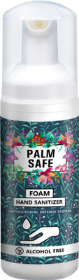 

Palmsafe Foam Based Alcohol-Free Hand Sanitizer 60ml x2(120 ml, Pack of 2)