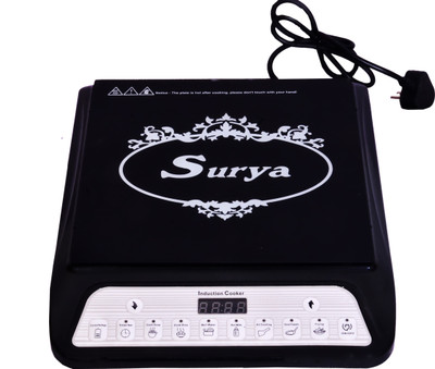 

Surya Plus A-8 Induction Cooktop(White, Black, Push Button)