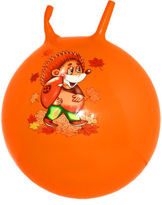 

Saffronworld Jumping Hopping Ball With Pump-Orange Inflatable Ball(Orange)