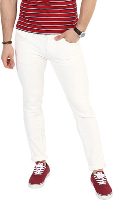 Halogen Skinny Men White Jeans