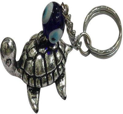 

Ryme Feng Shui Evil Eye Turtle Design Key Chain Key Chain
