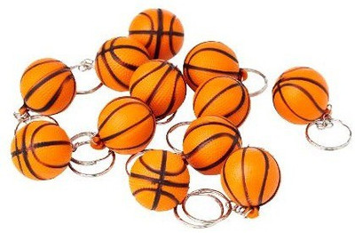 

i-gadgets 12 Stress Basketball Fluffy Key Chain